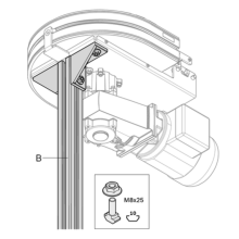 Leg Sets AL, Curve Wheel Drive