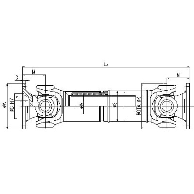 687.15-65 Series Cardan shaft