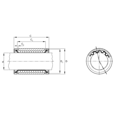 R060003030 ỐNG LÓT TUYẾN TÍNH KBM-30-NR &