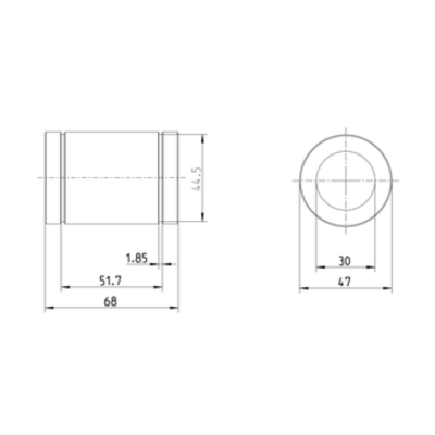 R060003030 ỐNG LÓT TUYẾN TÍNH KBM-30-NR &
